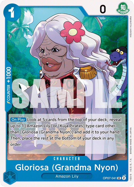 Gloriosa (Grandma Nyon) (Character) (OP07-041) (UC)