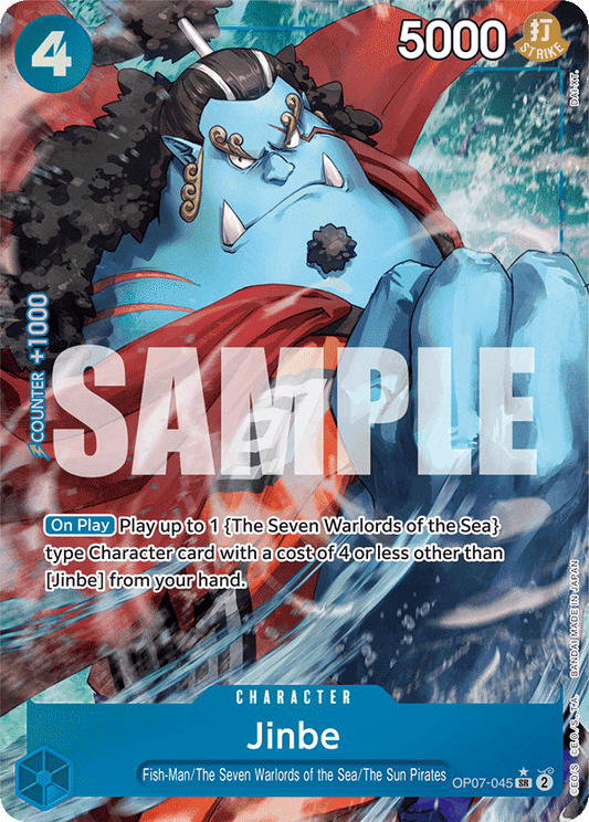 Jinbe (Character) (OP07-045) (SR) (Alternate Art)