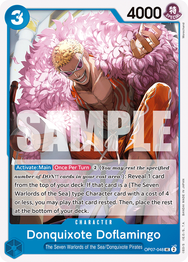 Donquixote Doflamingo (Character) (OP07-048) (UC)