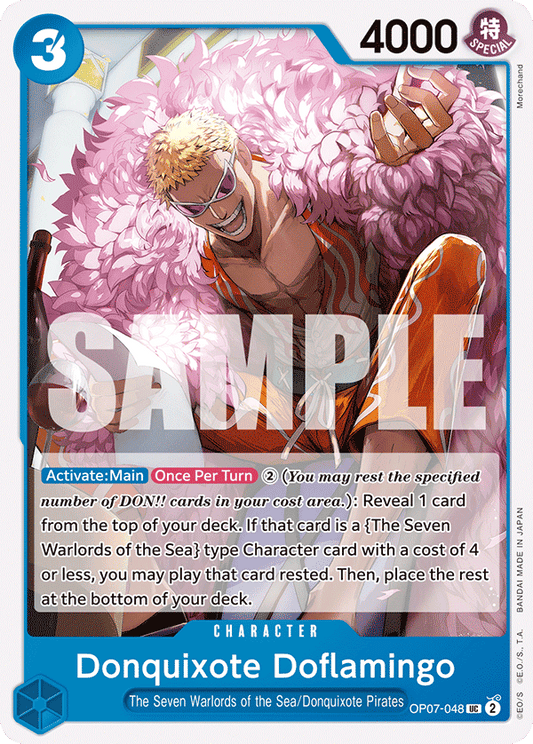 Donquixote Doflamingo (Character) (OP07-048) (UC)
