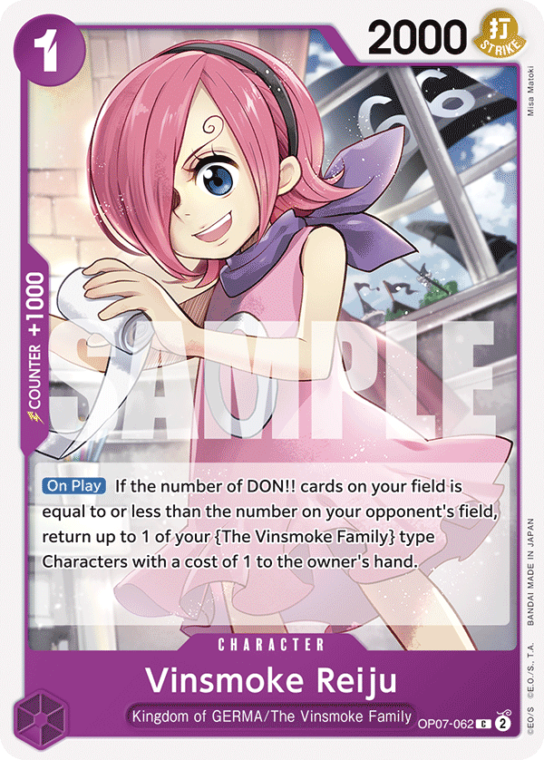 Vinsmoke Reiju (Character) (OP07-062) (C)