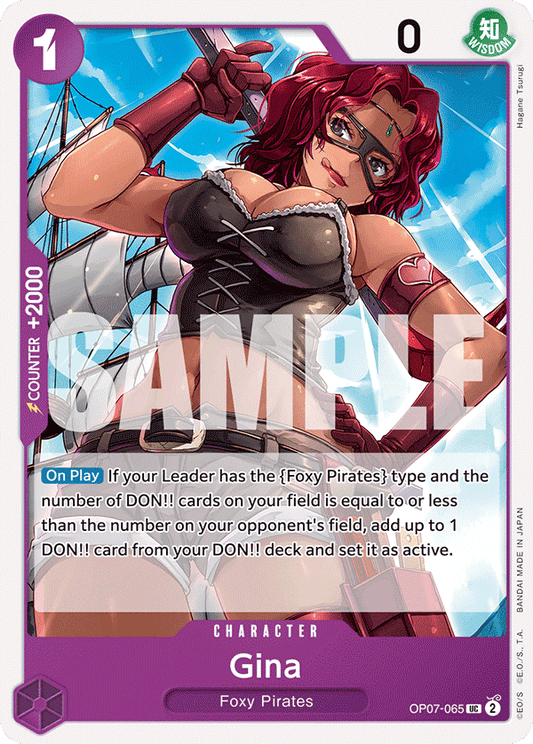Gina (Character) (OP07-065) (UC)
