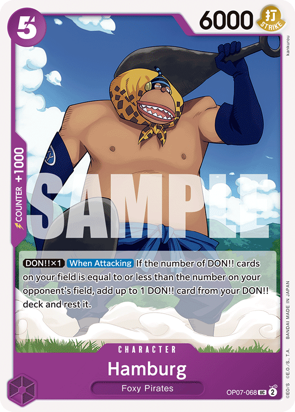 Hamburg (Character) (OP07-068) (UC)