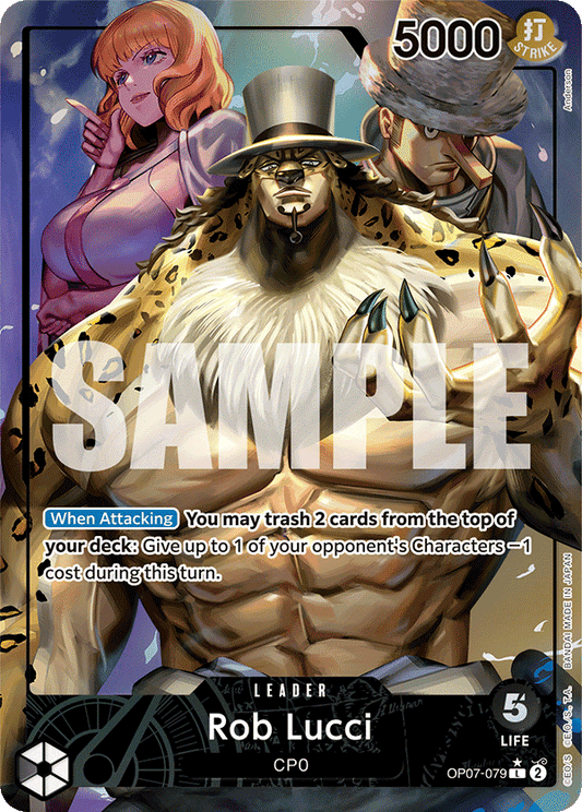 Rob Lucci (Leader) (OP07-079) (Alternate Art)