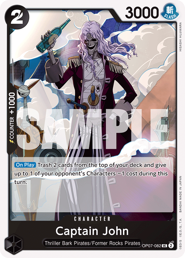 Captain John (Character) (OP07-082) (UC)