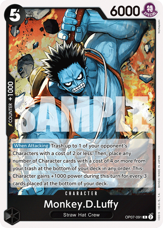 Monkey D Luffy (Character) (OP07-091) (R)