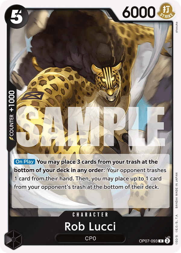 Rob Lucci (Character) (OP07-093) (R)