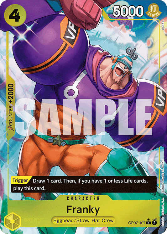 Franky (Character) (OP07-107) (Alternate Art)