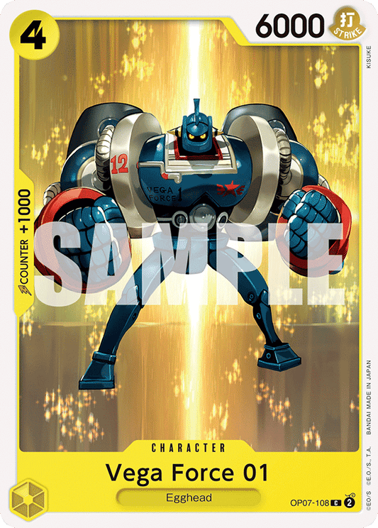 Vega Force 01 (Character) (OP07-108) (C)