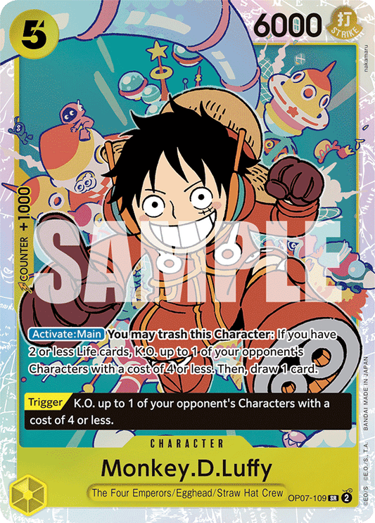 Monkey D Luffy (Character) (OP07-109) (SR)