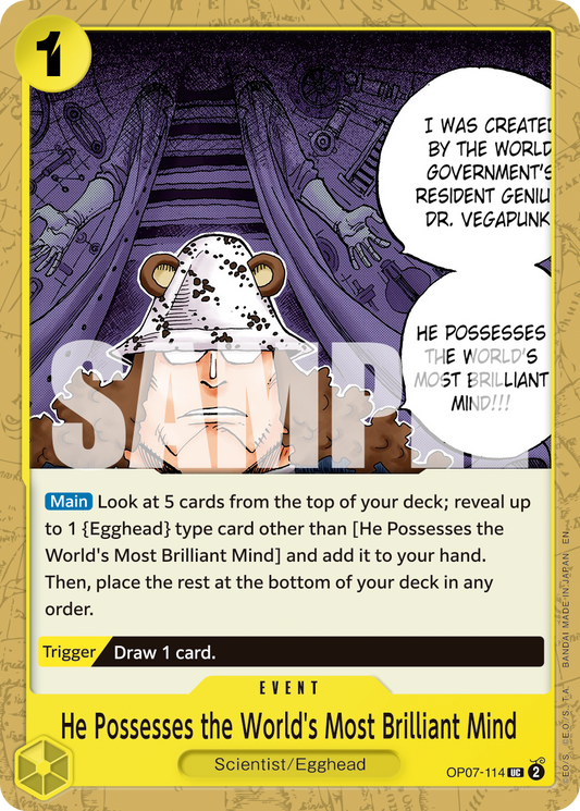 He Possesses the World’s Most Brilliant (Event) (OP07-114) (UC) (NON-FOIL) (PRB02)