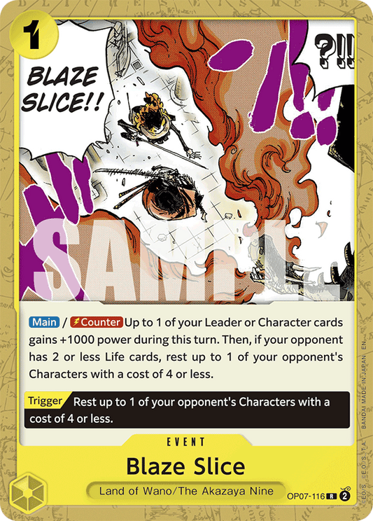 Blaze Slice (Event) (OP07-116) (ST28 Reprint) (R)