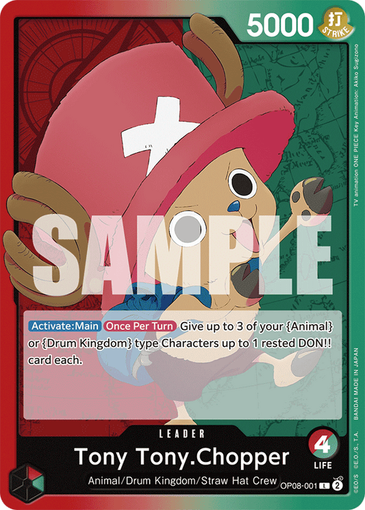 Tony Tony Chopper (Leader) (OP08-001) (L)