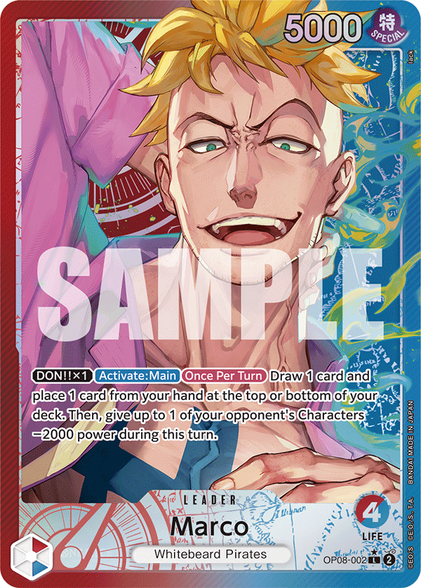 Marco (Leader) (OP08-002) (Alternate Art)