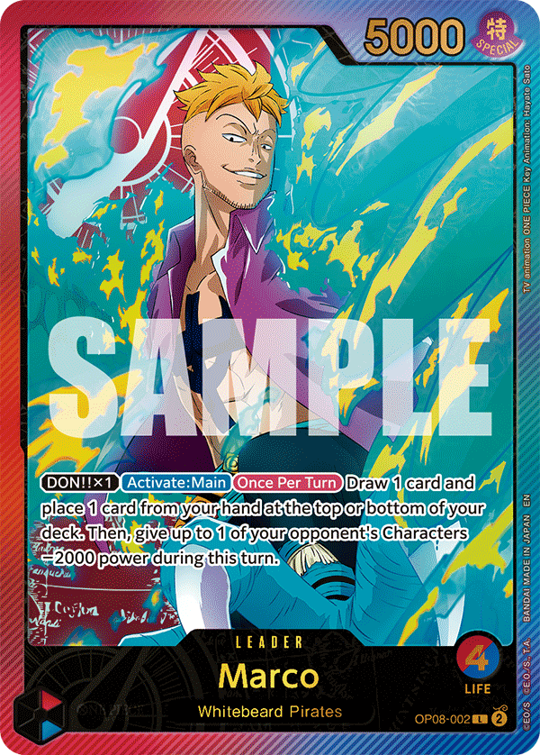 Marco (Leader) (OP08-002) (Alternate Art) (GOLD)