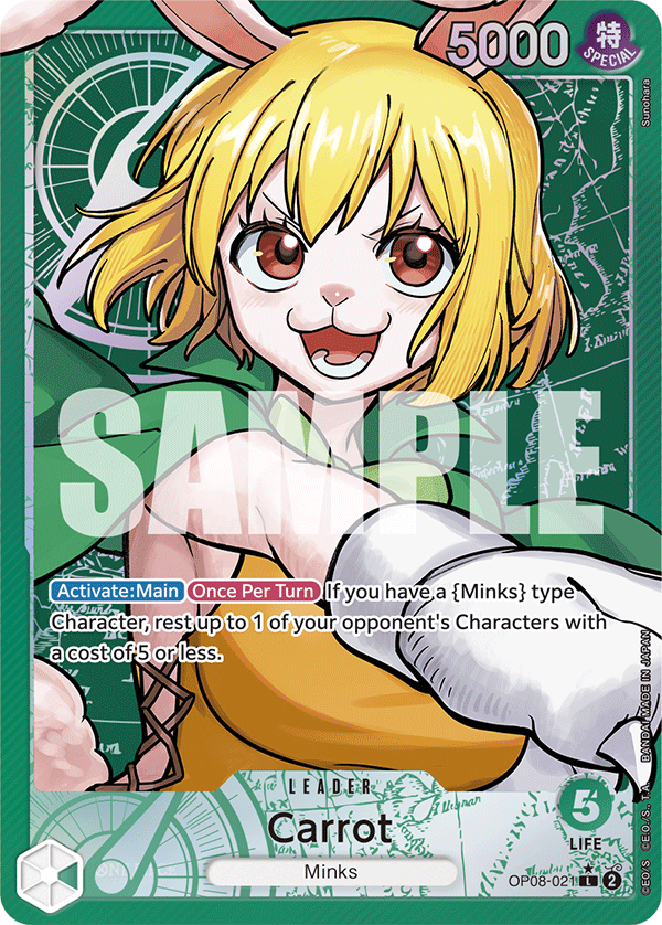 Carrot (Leader) (OP08-021) (Alternate Art)