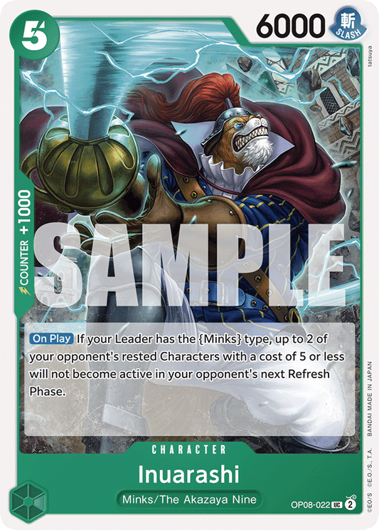 Inuarashi (Character) (OP08-022) (UC)