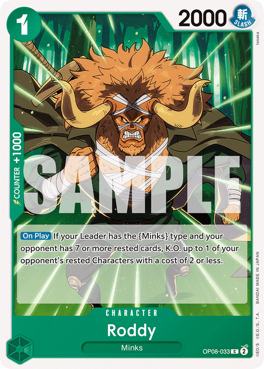 Roddy (Character) (OP08-033) (C)