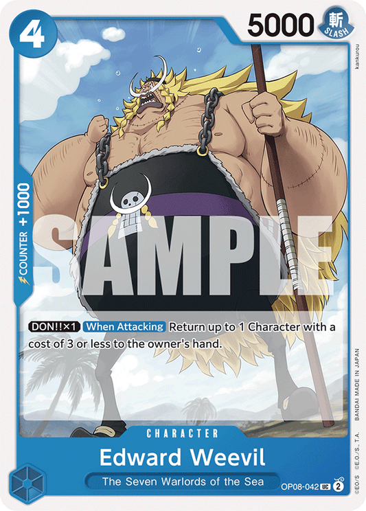 Edward Weevil (Character) (OP08-042) (UC)