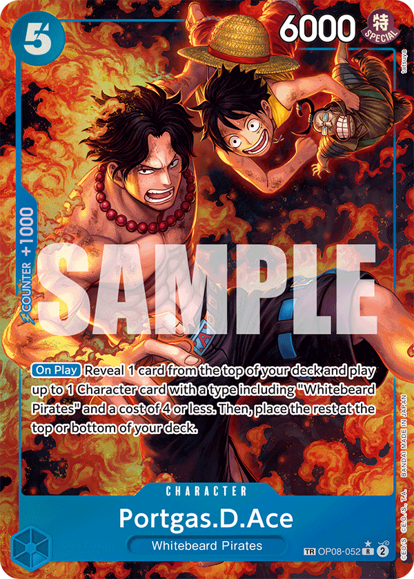 Portgas D Ace (Character) (OP08-052) (R) (Tresure Rare)