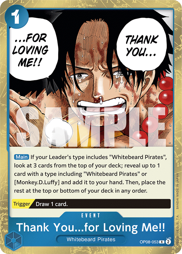 Thank You for Loving Me !! (Event) (OP08-053) (R)