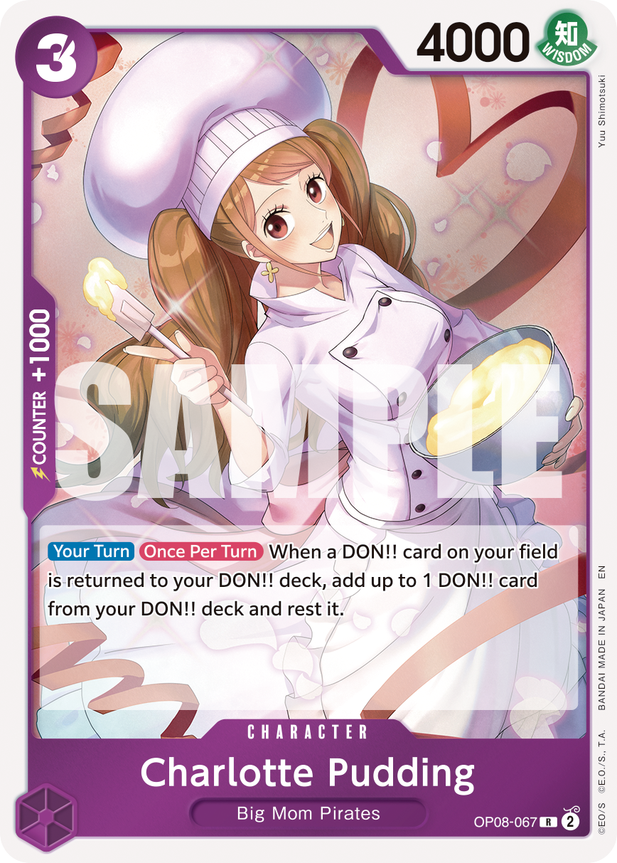 Charlotte Pudding (Character) (OP08-067) (R) (FOIL) (PRB02)