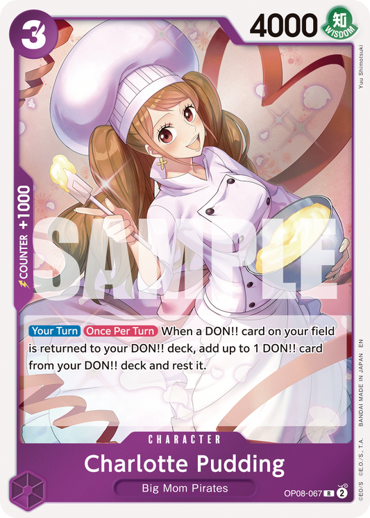 Charlotte Pudding (Character) (OP08-067) (R) (FOIL) (PRB02)