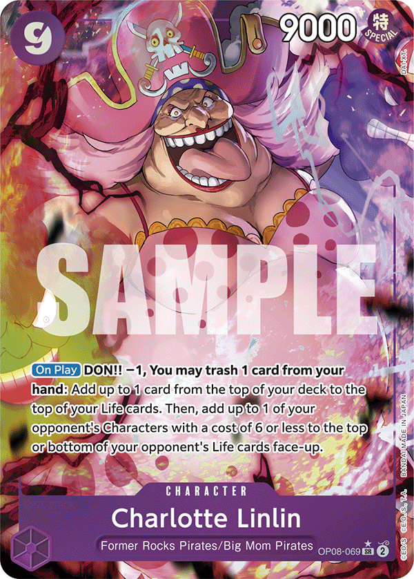Charlotte Linlin (Character) (OP08-069) (SR) (Alternate Art)