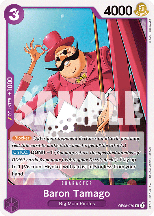 Baron Tamago (Character) (OP08-070) (C)