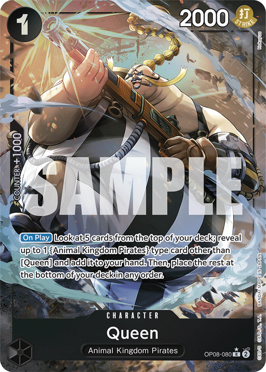 Queen (Character) (OP08-80) (Alternate Art)
