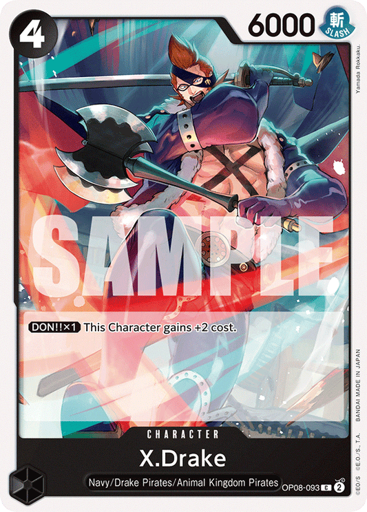 X Drake (Charcter) (OP08-093) (C)