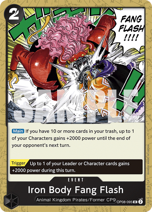 Iron Body Fang Flash (Event) (OP08-095) (UC)