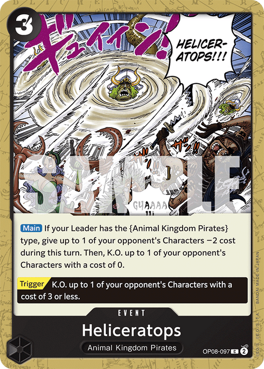 Heliceratops (Event) (OP08-097) (C)