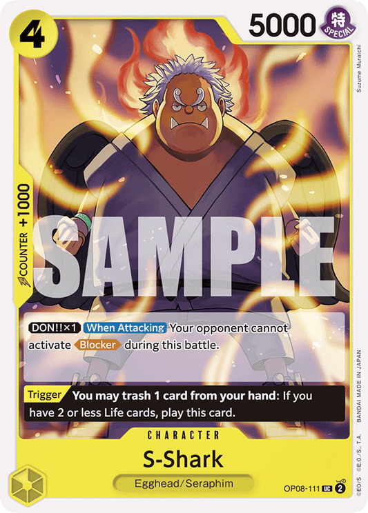 S-Shark (Charcter) (OP08-111) (UC)