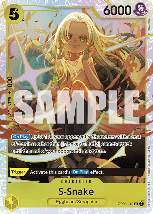 S-Snake (Character) (OP08-112) (SR)