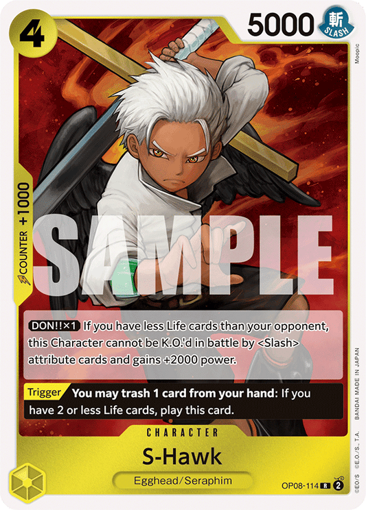 S-Hawk (Charcter) (OP08-114) (R)