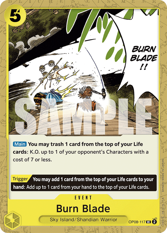 Burn Blade (Event) (OP08-117) (UC)