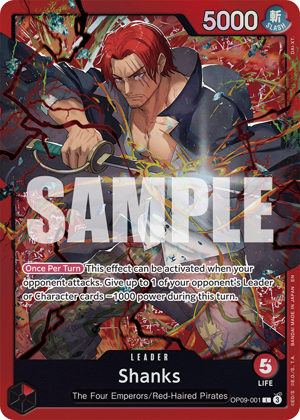 Shanks (Leader) (OP09-001) (ST23 Reprint) (L)