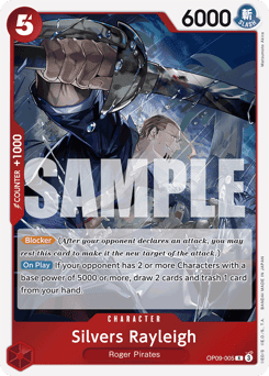 Silvers Rayleigh (Luffy Deck) (Character) (OP09-005) (R) (Learn To Play Reprint)