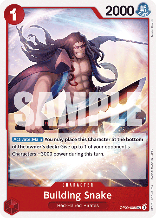 Building Snake (Character) (OP09-008) (UC)