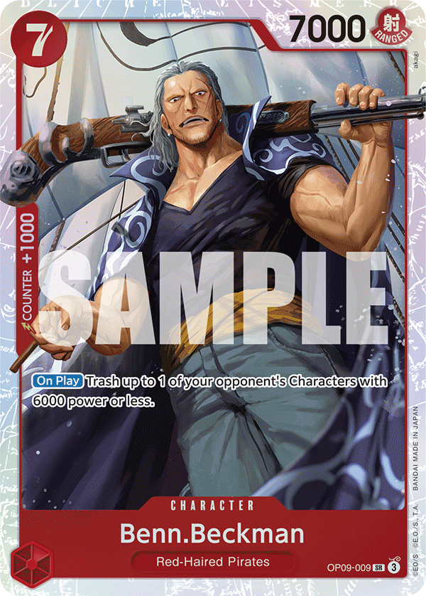 Benn Beckman (Character) (OP09-009) (SR)