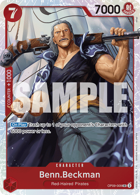 Benn Beckman (Character) (OP09-009) (SR)