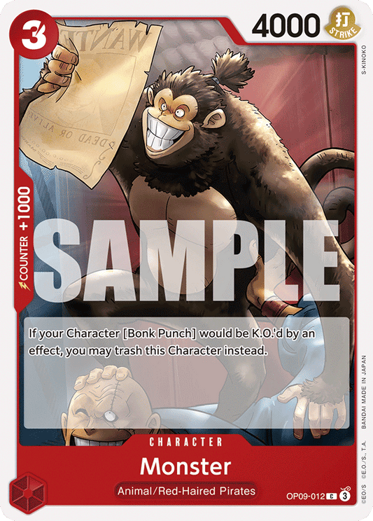 Monster (Character) (OP09-012) (C)