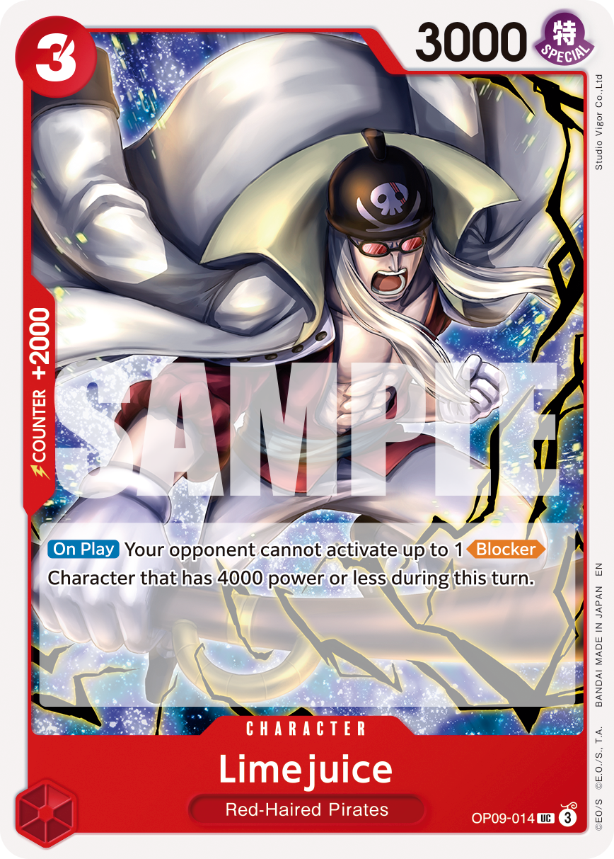 Limejuice (Character) (OP09-014) (UC) (NON-FOIL) (PRB02)