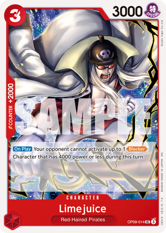 Limejuice (Character) (OP09-014) (UC) (NON-FOIL) (PRB02)