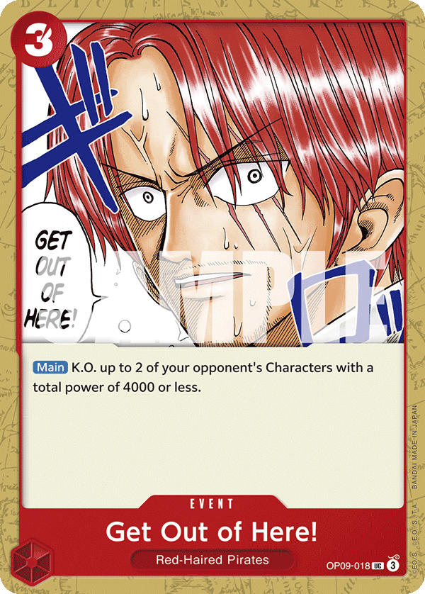Get Out of Here ! (Event) (OP09-018) (UC)