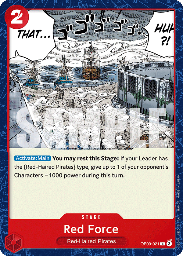 Red Force (Stage) (OP09-021) (C)