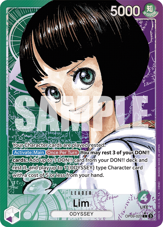 Lim (Leader) (OP09-022) (Alternate Art)