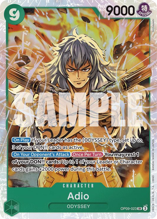 Adio (Character) (OP09-023) (SR)