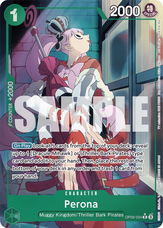 Perona (Character) (OP09-034) (Alternate Art)
